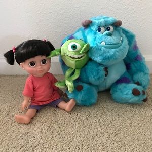 Disney Pixar Monster Inc Boo Doll / Plush Bundle